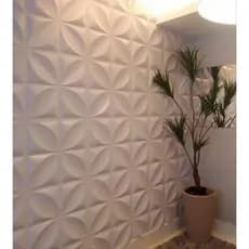 Kit de 40 Até 100 placas pvc 3d revestimento de parede decorativa 25 cm