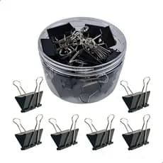 Kit De Clips Borboleta Prendedor De Papel Binder 19/32mm colorido