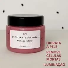 Esfoliante de Melancia Artesanal - Ideal para Peles Ressecadas e sem Brilho