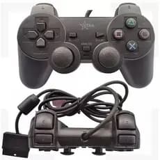Controle para Playstation 2 PS2 Com Fio Cor Preto