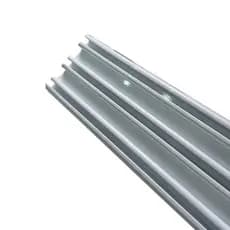 Kit Trilho Suíço Max Triplo de Alumínio Branco para Cortina kit para 3m