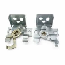 Kit 2 Suporte Garra Presilha Persiana Horizontal 25mm/16mm - Instalação