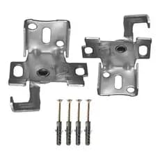Kit 6 Suportes + 6 Afastadores para Persiana Horizontal Premium – Fixação Segura e Acabamento Profissional