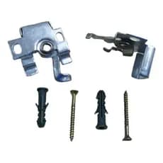 kit com 6 suportes para persiana horizontal