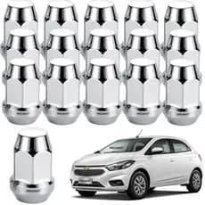 Kit 16 Porcas Cromadas Onix Prisma Spin Cobalt Até 2019