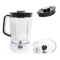 Copo para Liquidificador Mondial Turbo Inox L-1000 L-1100 L-1200 Preto