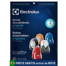 Saco Descartável Aspirador de Pó Electrolux Orig.Mod. Neo09/Neo10/Neo11/Neo12/Neo16/Listo/Pet Love