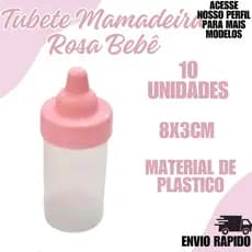 Mamadeira Rosa Bebe Festa Decoraçao Cha Bebe