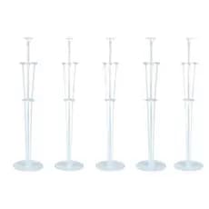 Combo 5 Suporte Balão Base Bexiga 70cm Armação Decoração Festa