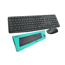 Teclado e Mouse, Logitech, sem fio - MK235