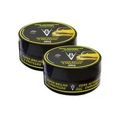 KIT COM 2 V8 CERA AUTOMOTIVA 200 GRAMAS