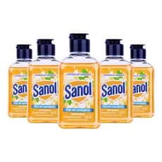 KIT 5 SANOL LIMPADOR CONCENTRADO FLOR DE LARANJEIRA 120ML