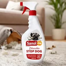 Educador Sanitário Sanol Dog Stop 500ml Afasta Cães E Gatos Não Pode Xixi