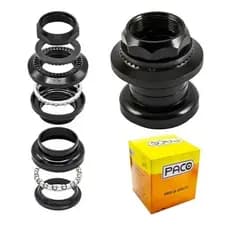 Movimento De Direção Jogo Caixa Stander Rosca 22.2 Com Trava Standart Bicicleta Bike Paco Completo
