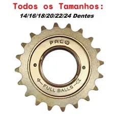 Catraca Roda Livre 14/16/18/20/22/24 Dentes Pinhão Bicicleta Sem Marcha Bike Aro 16 20 24 26 Cross