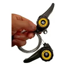 Trocador Marcha Para Bicicleta Alavanca Passador de Marcha 18 e 21 Velocidades Bike Nylon C/ Cabos