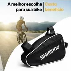 Bolsa Impermeável Triangular Shimano Quadro Para Bike Bicicleta  Mtb Speed Bmx Montadinha Freeride