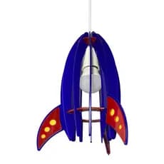 Luminaria Pendente Foguete Infantil Decoracao Kids