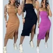 KIT  3  VESTIDO OUSADIA MINI TUBINHO  FEMININO