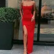 VESTIDO longo canelado elegante espinha Bumbum