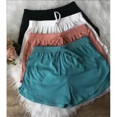 KIT 3 CHORT CANELADO FEMININO PLUS SIZE CASUAL G1.G2.G3
