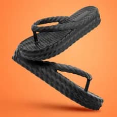 Chinelo Feminino PLATAFORMA Trançada Anatômica Confortável Macio