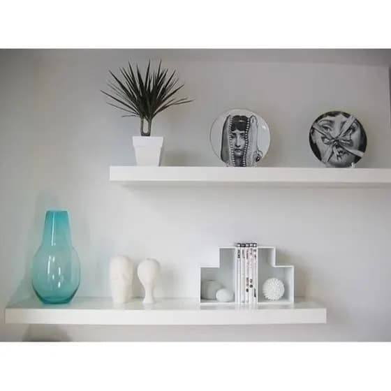 Prateleiras Retas 50X15 cm   P/ Decoração , Parede , Cozinha, Sala e Quarto