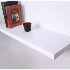 1 Prateleira Reta 50 cm   P/ Decoração , Parede , Cozinha, Sala e Quarto