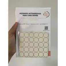 Kit com 2 pacotes de Pezinhos / Travinha Auto Adesivos para Cake Board