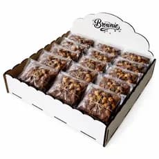 Expositor em MDF 3mm Para Brownie Mod Nuvem 21,7x22x12cm