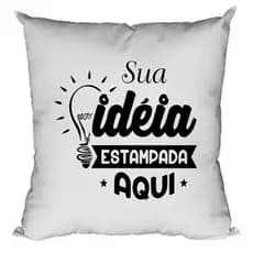 Capa de Almofada Personalizada Você Escolhe a Estampa 42 x 42 com Zíper(🚨LEIA A DESCRIÇÃO🚨)