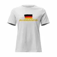 Camisa Feminina Baby Look Copa do Mundo Alemanha Abuzze Conforto e Estilo Para Torcer Pelo Seu Time