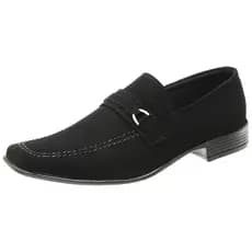 Sapato Social Elegante de Couro Nobuck Masculino com Solado Antiderrapante Super Confortável e Barato