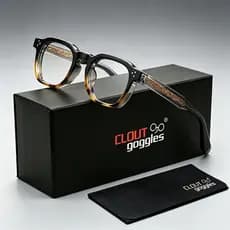 Clássico Grosso Óculos Quadro Masculino Feminino Rebite Quadrado Gradiente Templos Anti Luz Azul Lente Ópticos