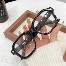 Óculos Lisos Unissex Minimalistas Da Moda Retrô , Adequados Como Presente Para Amigos E Decoração Vida Diária , Elegante
