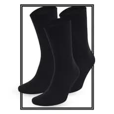 Kit 12 Pares Meias Cano Longo Algodão Masculino Feminina