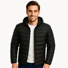Jaqueta Puffer De Frio Intenso Blusa Impermeável Inverno