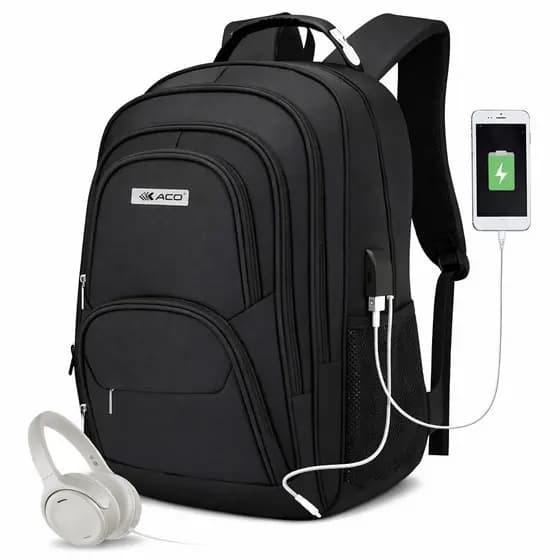 Mochila Escolar Reforçada Notebook Impermeável Cabo De Aço