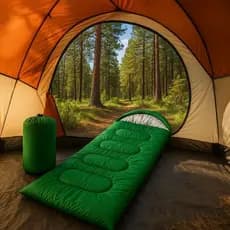 Saco De Dormir Colchonete P/Camping Impermeável Com Bolsa