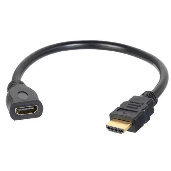 CABO EXTENSOR HDMI MACHO E FEMEA 30CM