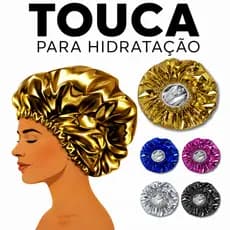 Kit Touca Para Hidratação de Alumínio Grande Resistente, Mantém o Calor Cabelo HidratadO