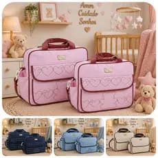 Kit Bolsa Maternidade Completa Impermeável Bolsa Bebê Saída Maternidade