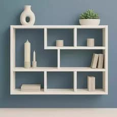ARMARIO PRATELEIRA NICHO BRANCO ESTANTE 90X90X20CM CUBO MULTIFUNCIONAL PARA LIVROS, DECORAÇÃO ORGANIZAÇÃO FOTOS QUADROS