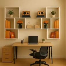 KIT 2 ARMARIO PRATELEIRA NICHO 90X70CM BRANCO ESTANTE CUBO MULTIFUNCIONAL PARA LIVROS, DECORAÇÃO E ORGANIZAÇÃO