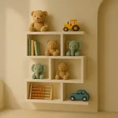 ARMARIO PRATELEIRA NICHO 90X90CM BRANCO ESTANTE CUBO MULTIFUNCIONAL PARA LIVROS, DECORAÇÃO E ORGANIZAÇÃO