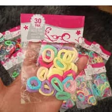 KIT RABICÓ  PARA CABELO C/30 UND  XUXINHA PARA CABELO ELÁSTICOS DE CABELO ALTA QUALIDADE