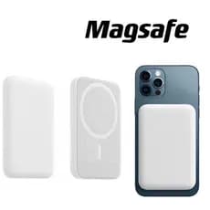 Carregador Portátil Indução para iPhone/Android Magsafe Apple Sem fio Bateria Carga 3000mAh/5000mAh