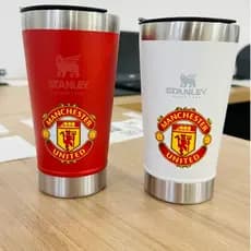 Copo Térmico de Timees Europeuss (MANCHESTER UNITED)- 16h de Duração + Tampa e Abridor
