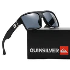 quiksilver Espelho Quadrado UV400 Óculos De Sol Masculino Marca Designer Luxo Vintage Verão Para Homem Motorista Tons Po
