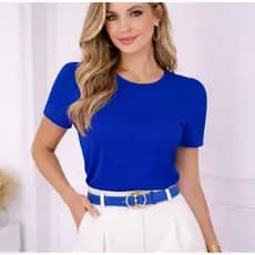 Kit 3 Blusa Feminina Manga Curta (Duna) A Melhor Qualidade Verão 2025 Tendência